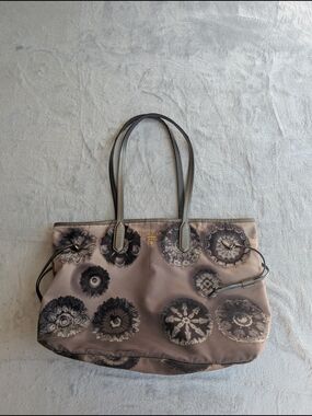 Prada Pink Floral Tote Bag